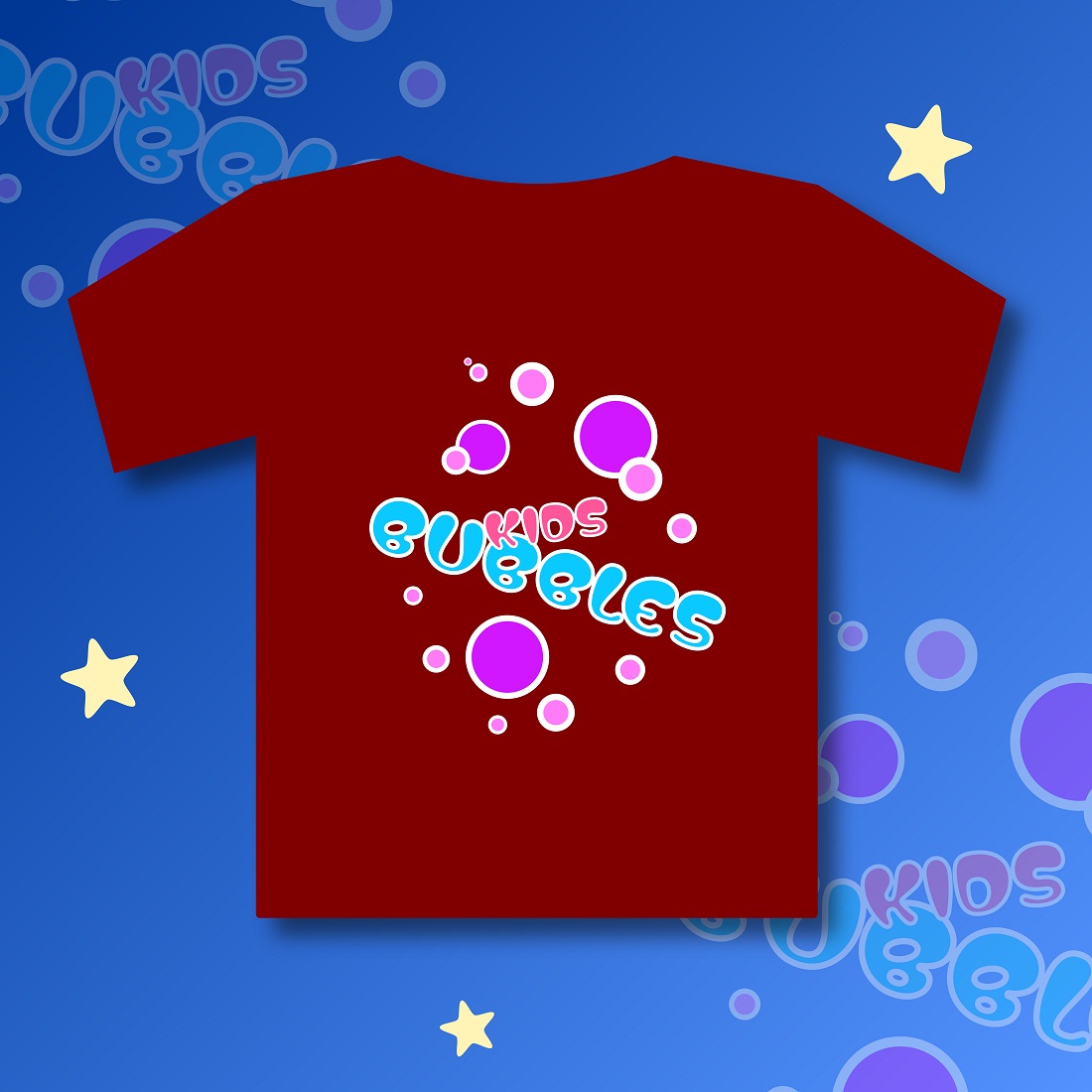 kids bubbles T-SHIRT cover image.