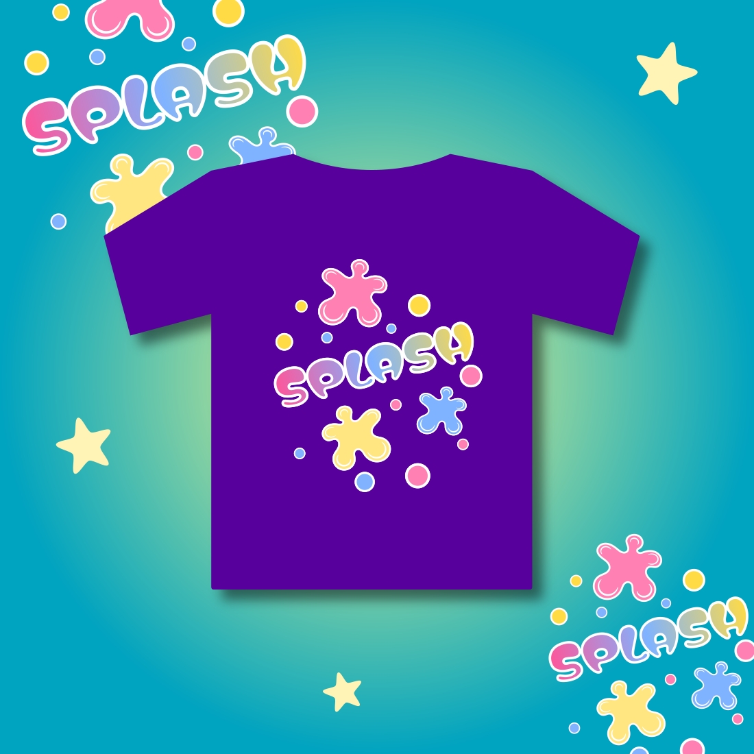 COLOR SPLASH KIDS T-SHIRT preview image.