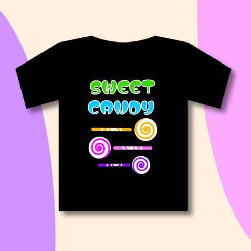 Sweet candy t-shirt cover image.