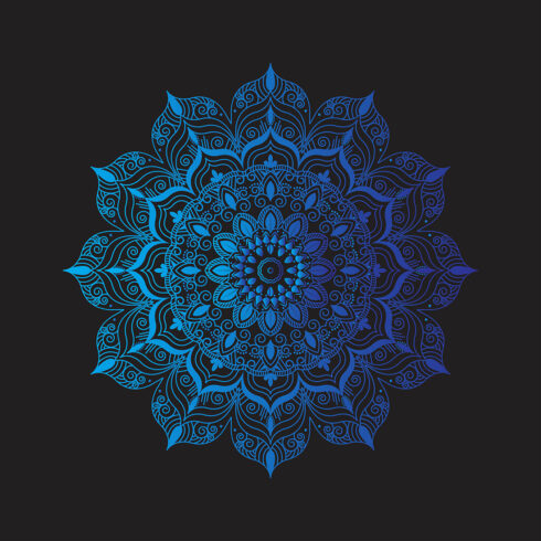 Mandala Design Vector Image Template cover image.