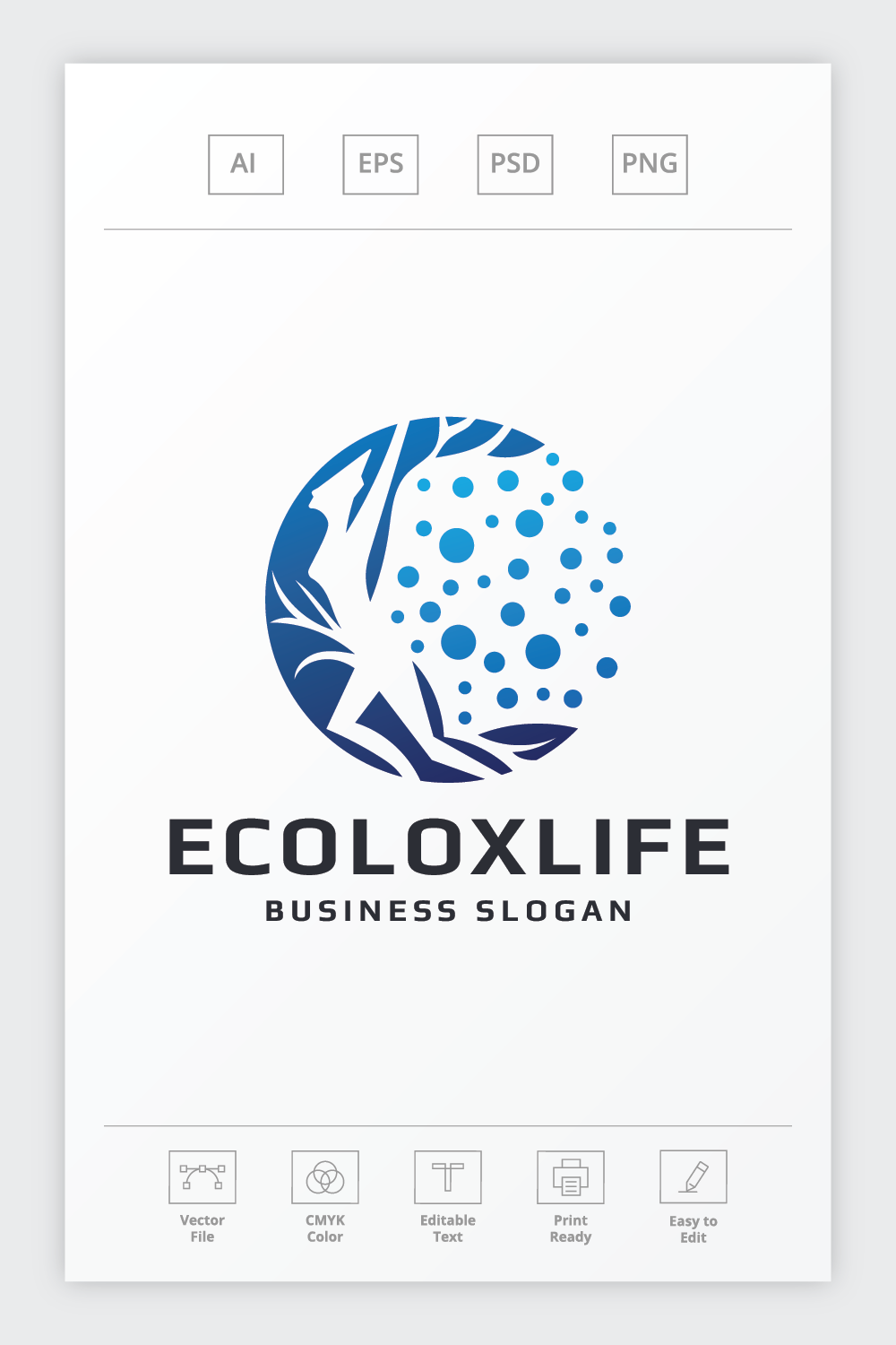 Ecology Life Women Logo pinterest preview image.