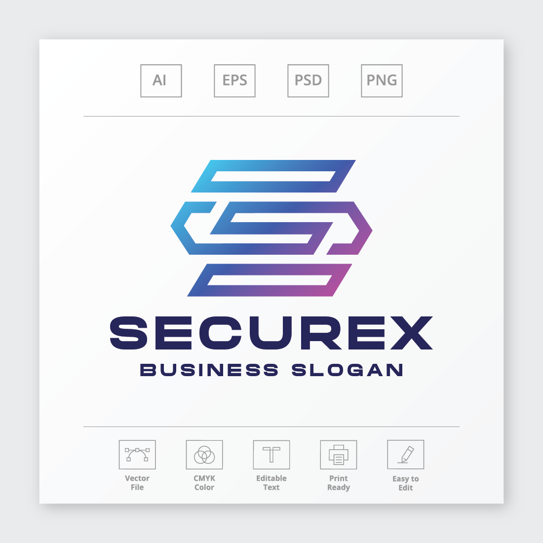 System Security Letter S Logo preview image.