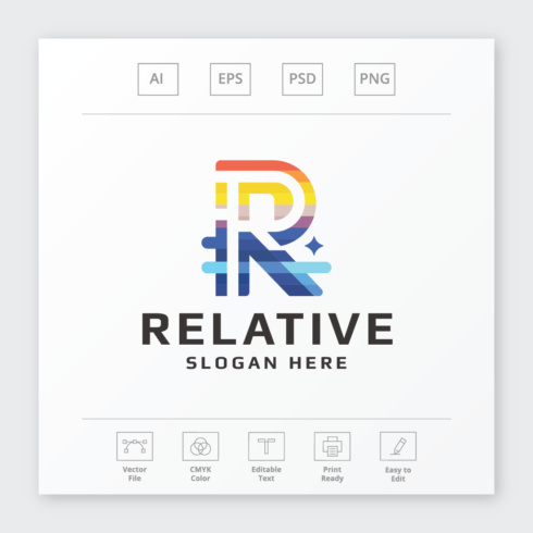 Relative Letter R Logo cover image.