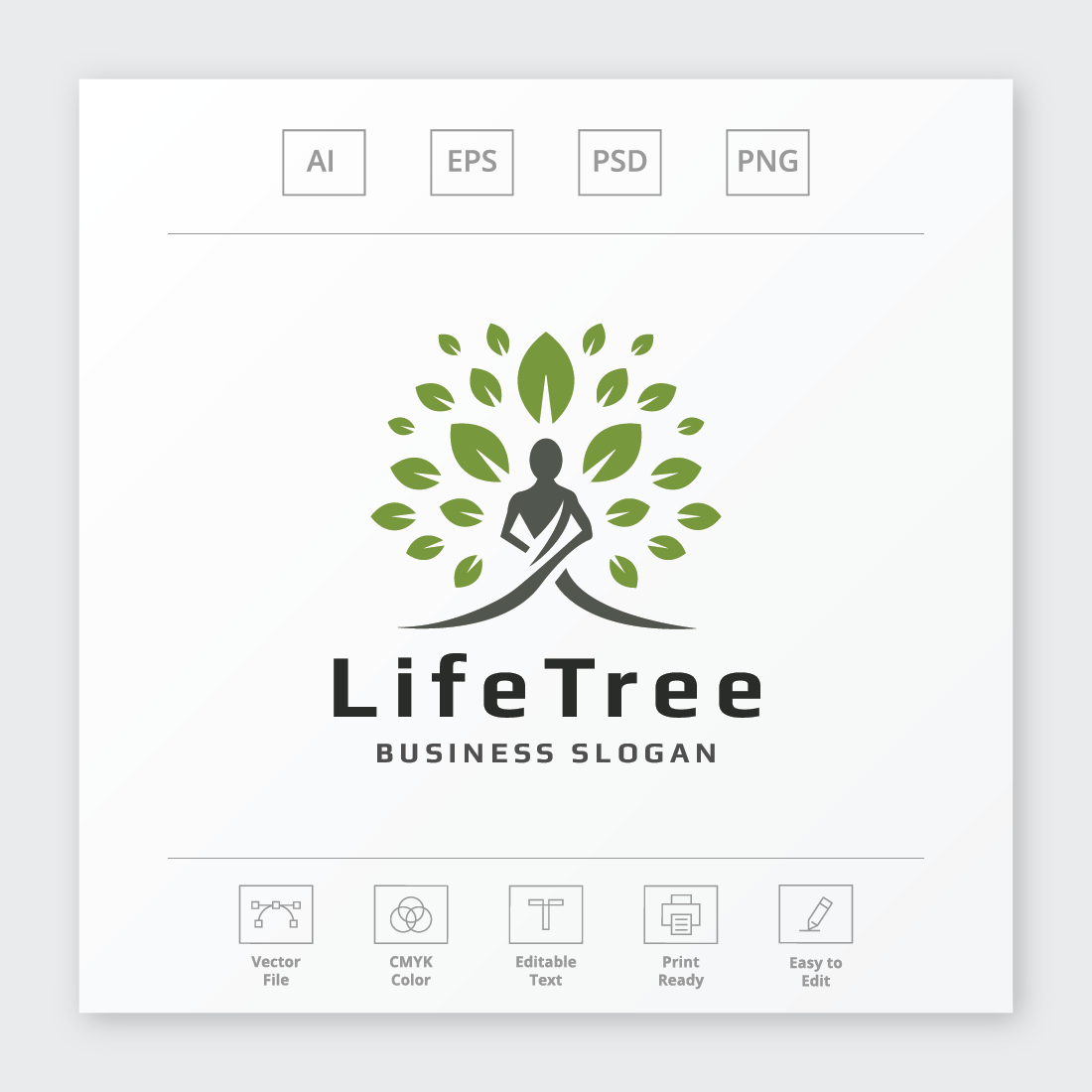 Life Tree Vitality Logo preview image.