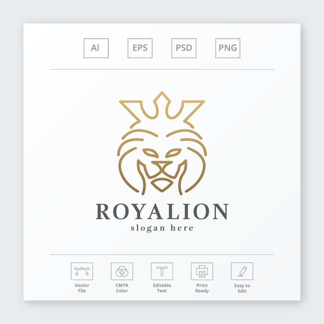 Royal Lion Brand Logo preview image.