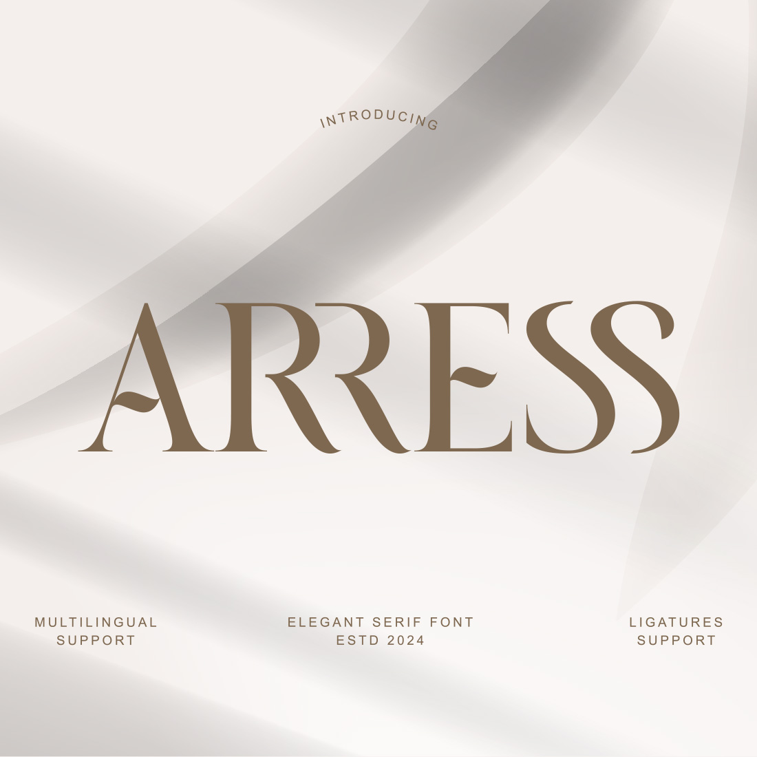 Arress Elegant Serif cover image.