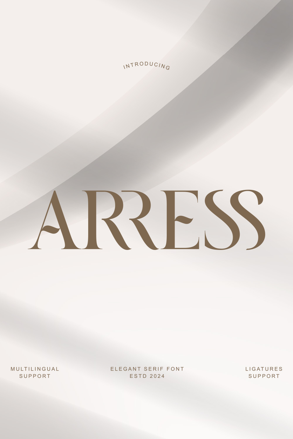 Arress Elegant Serif pinterest preview image.