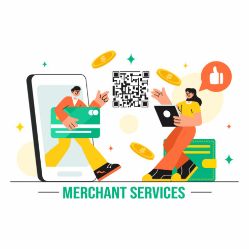 15 Merchant Services Illustration cover image.