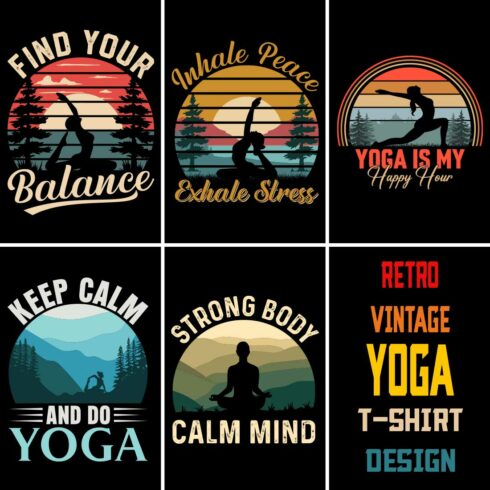 Unique Yoga T-Shirt Designs for Mindful Yogis, Perfect for Your Practice Yoga t shirt design cover image.