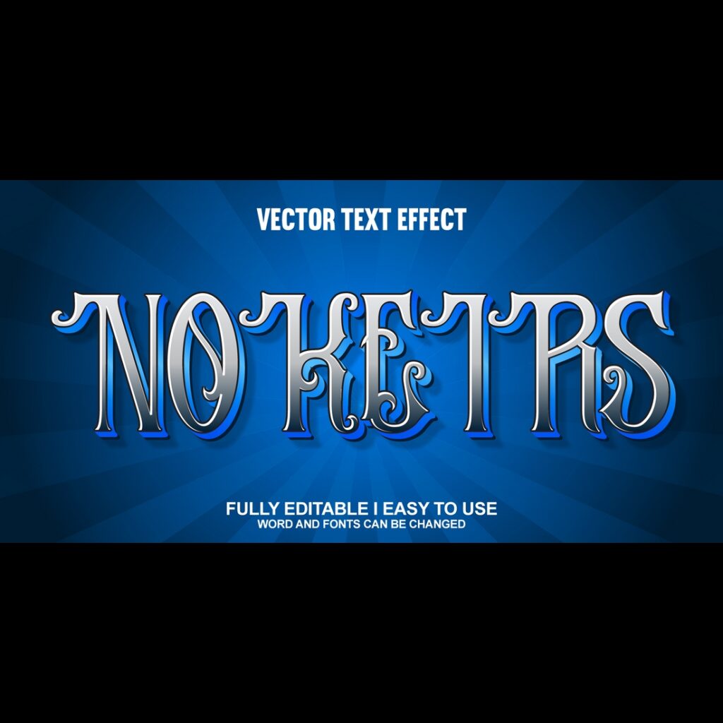 Fully Editable Vector 3D Text Effect - MasterBundles