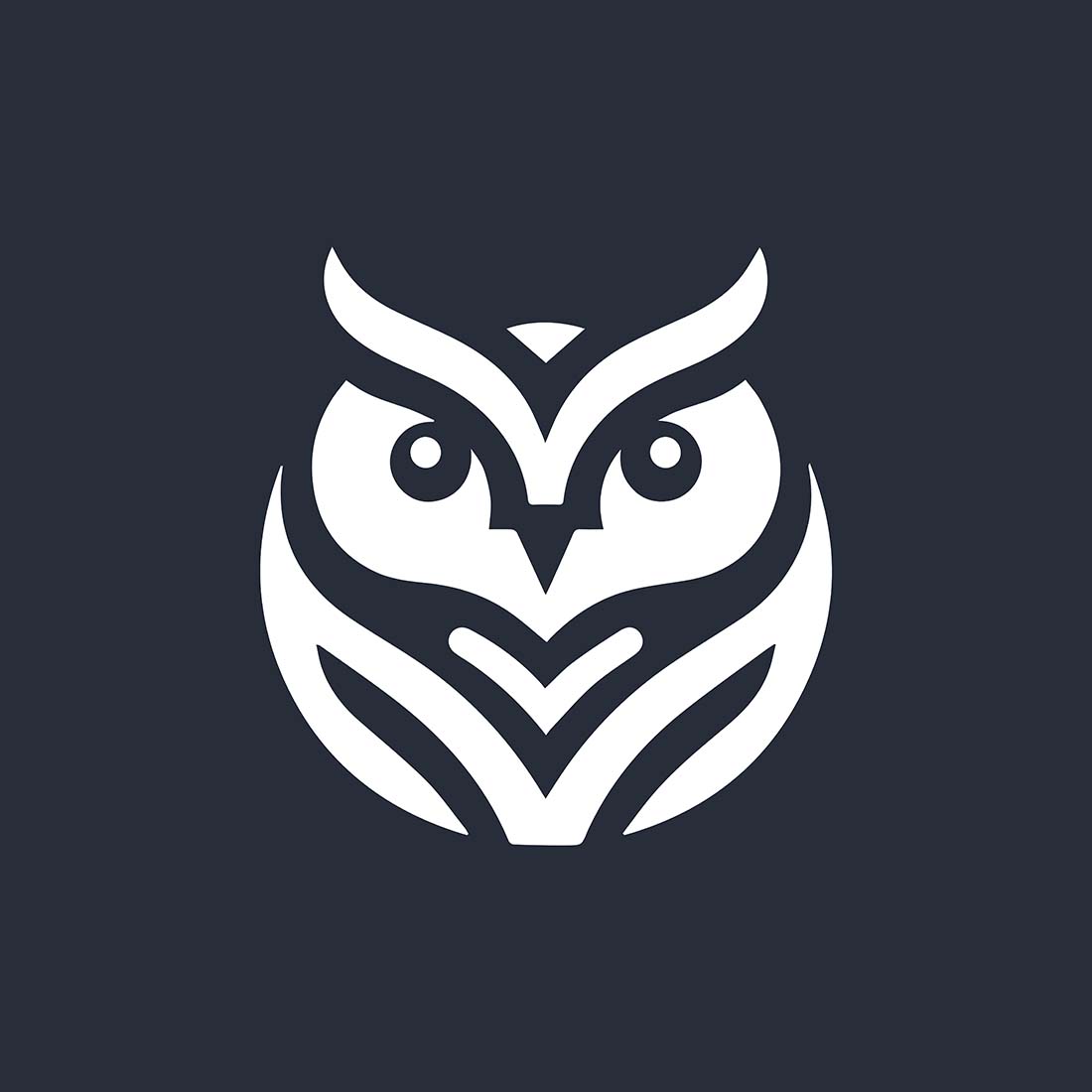 owl logo design vector owl logo illustration owl head logo preview image.