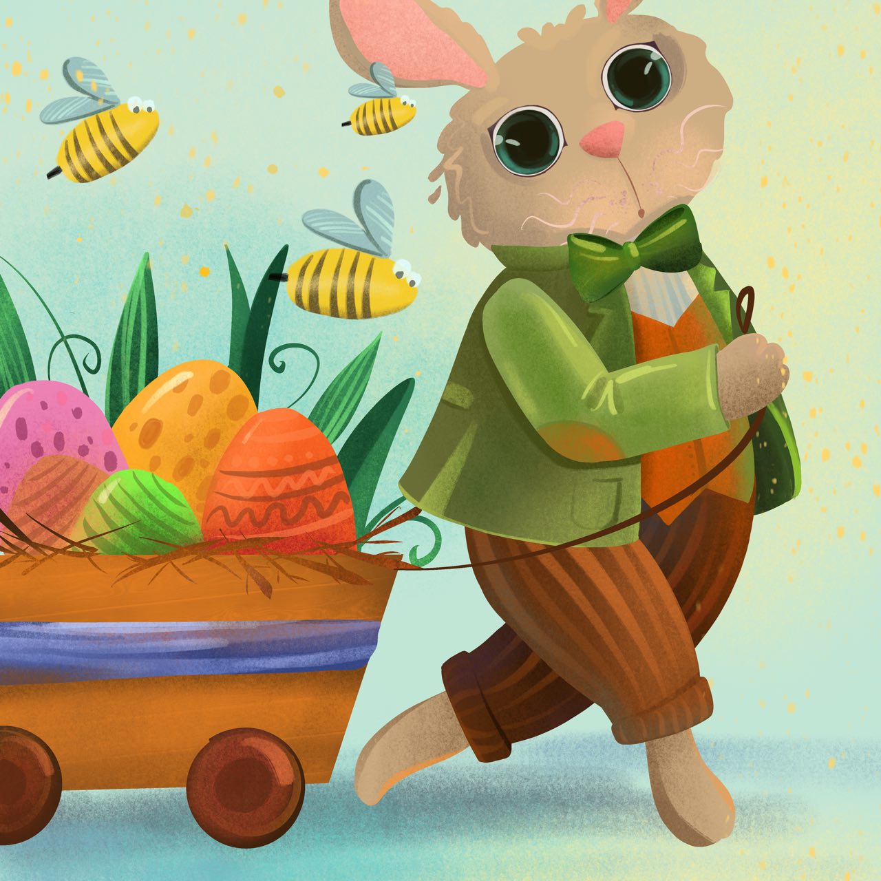 easter illustration preview image.