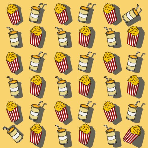 Popcorn Popping and Soda Fizzing: Add Some Fun pattern to Your Designs! cover image.