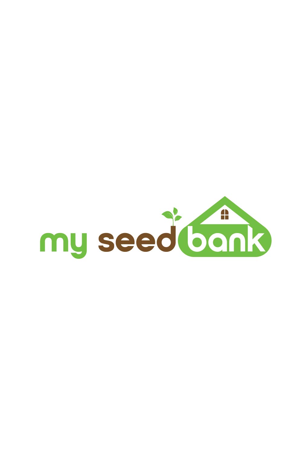 Seed Bank Logo or Icon Design Vector Image Template pinterest preview image.