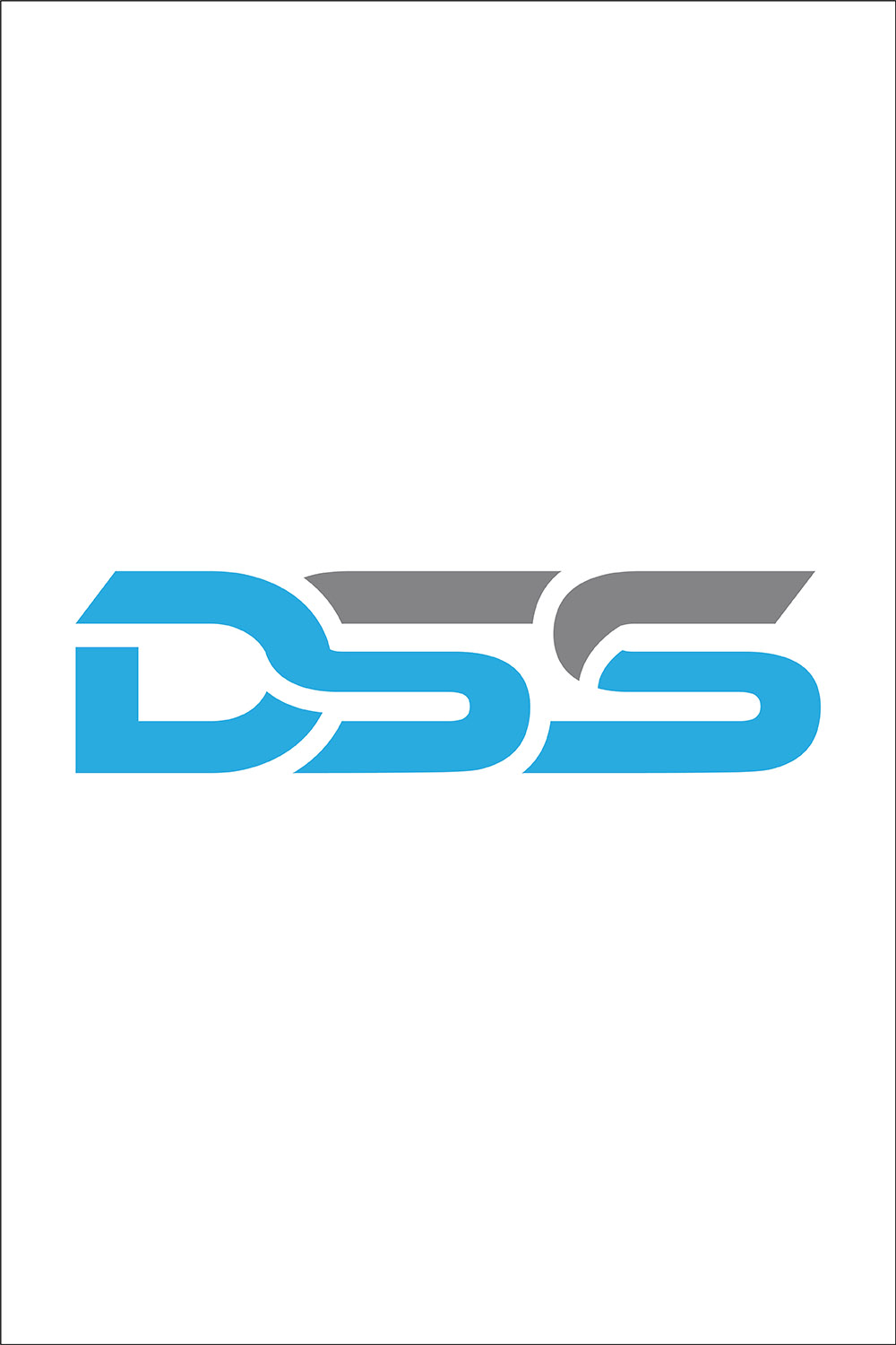 Initial Letter DSS Logo or Icon Design Vector Image Template pinterest preview image.