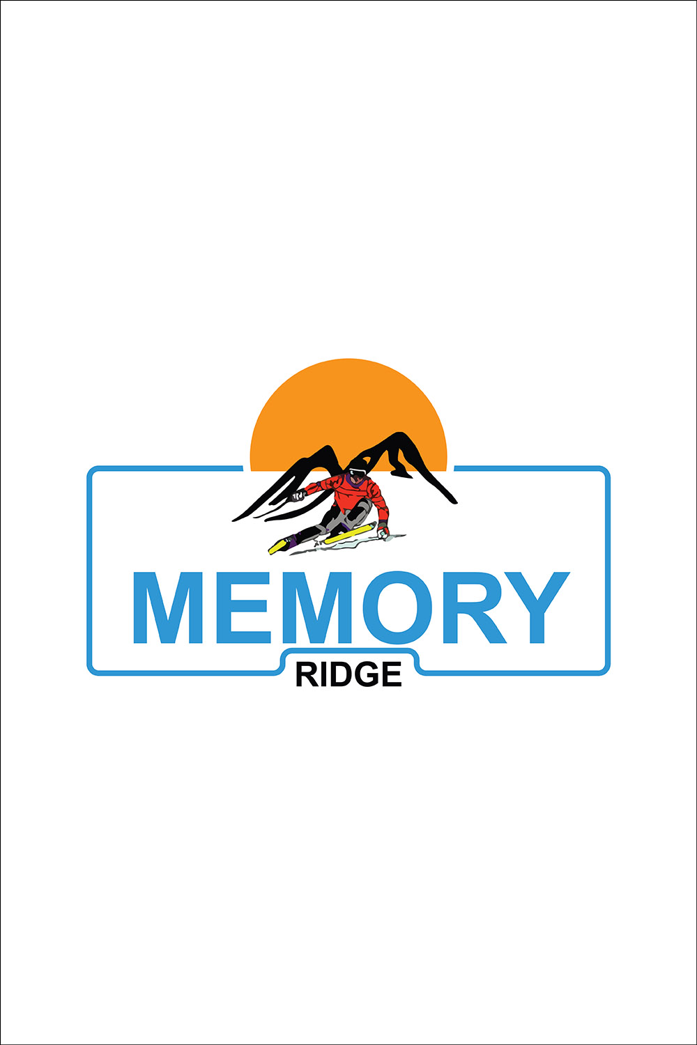 Memory Ridge Logo or Icon Design Vector Image Template pinterest preview image.