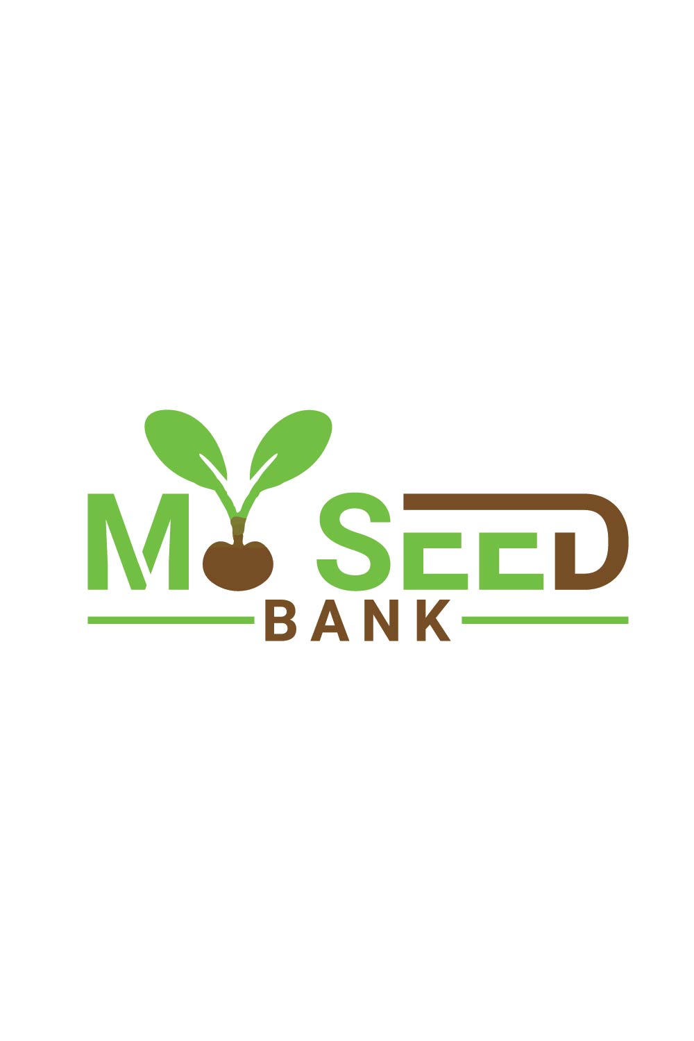 Seed Bank Logo or Icon Design Vector Image Template pinterest preview image.