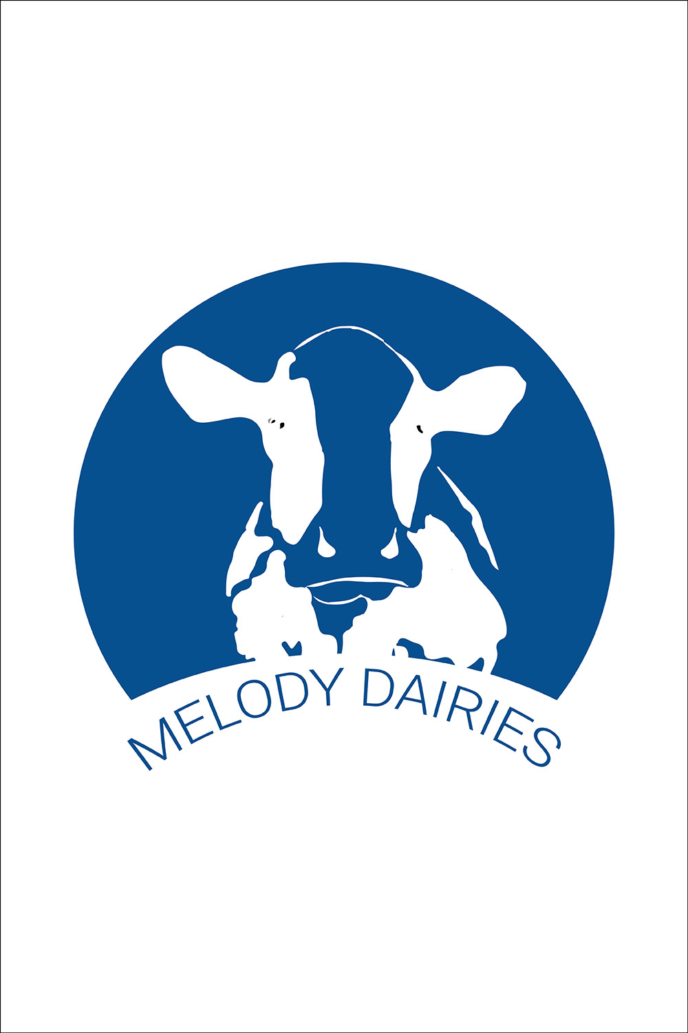 Dairy Firm Logo or Icon Design Vector Image Template pinterest preview image.