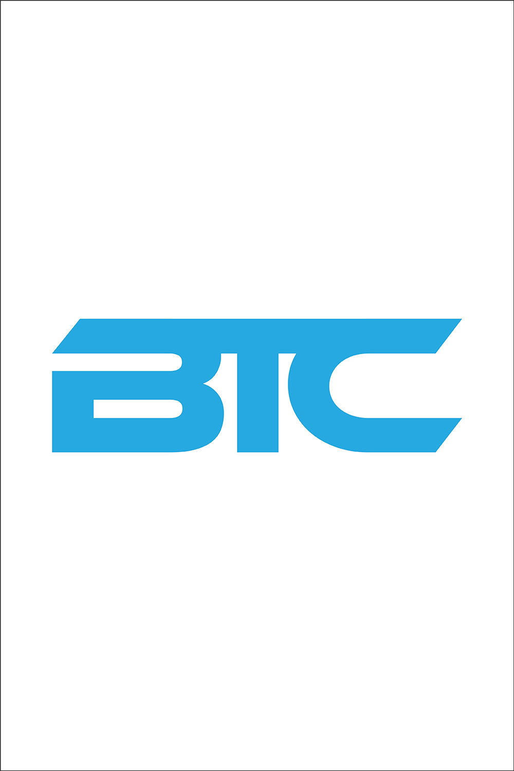 Letter BTC Logo or Icon Design Vector Image Template pinterest preview image.