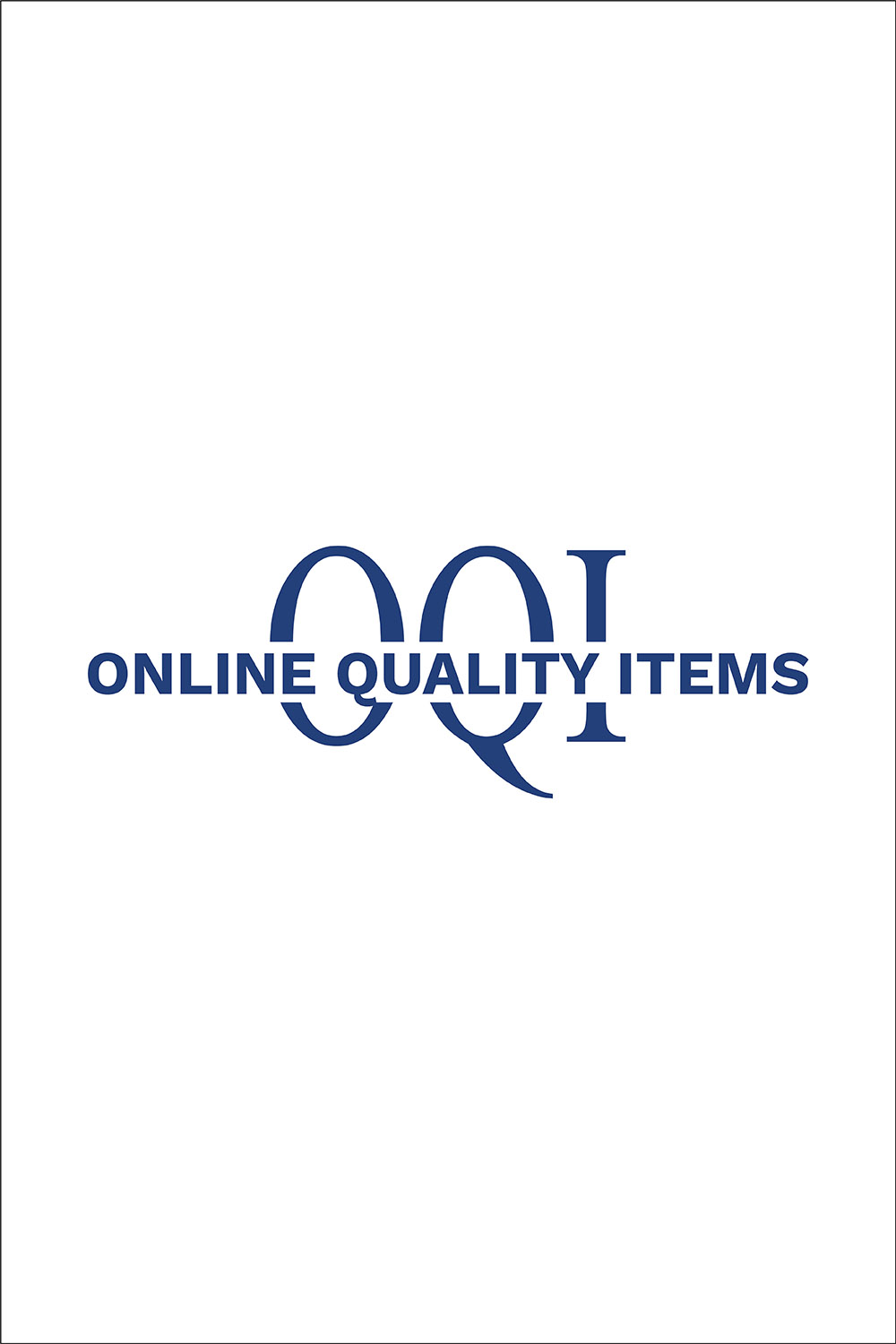 Online Quality Items Logo or Icon Design Vector Image Template pinterest preview image.