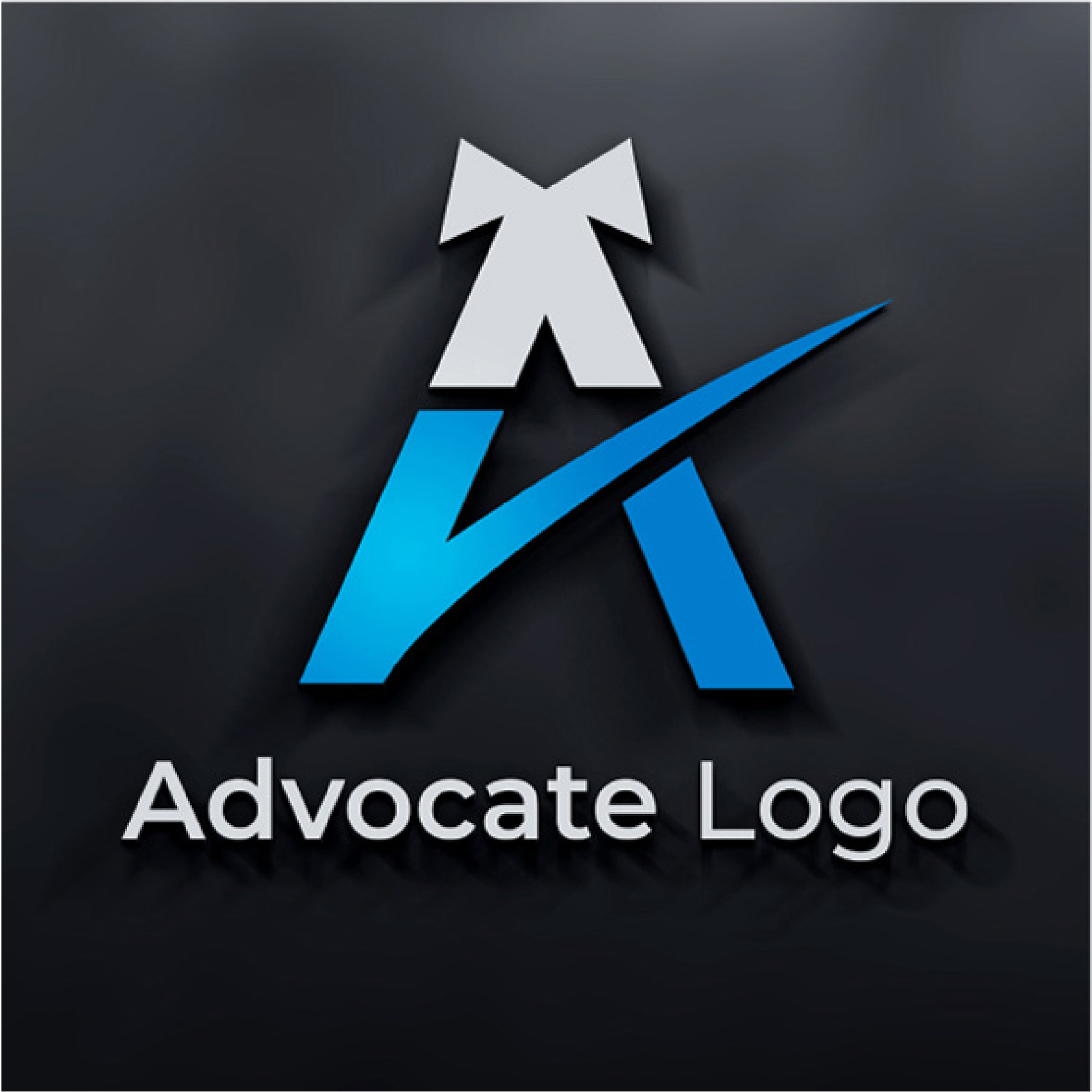 Advocate A letter logo preview image.