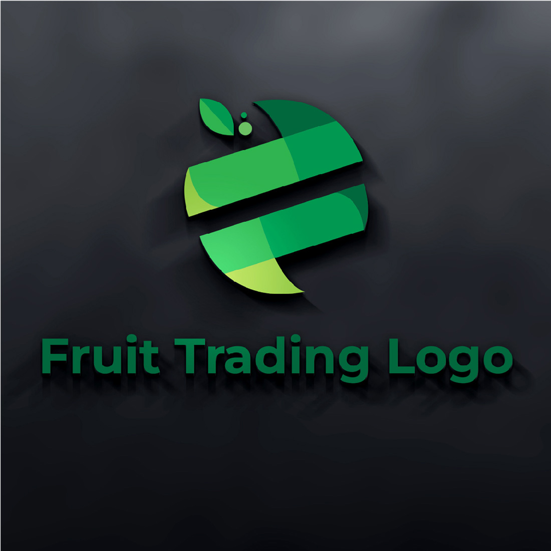 Trading Finance Logo Template preview image.