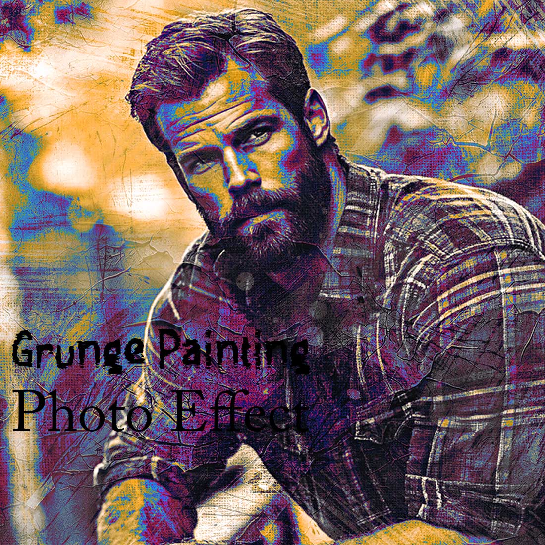 Grunge Painting Photo Effect cover image.