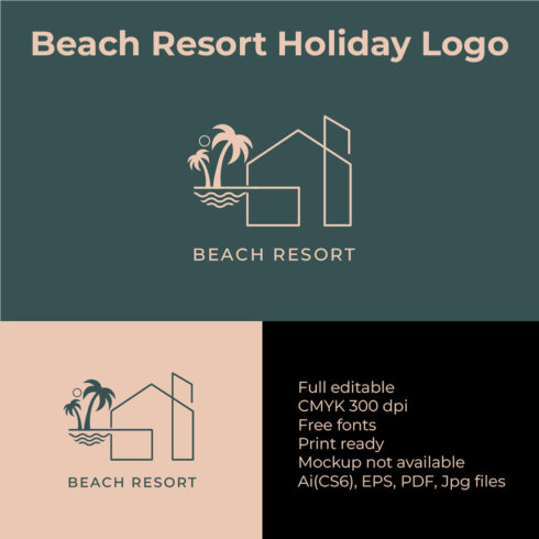 Holiday Beach Resort Logo cover image.