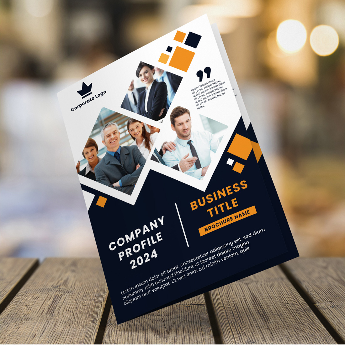 Creative Corporate Flyer Template preview image.