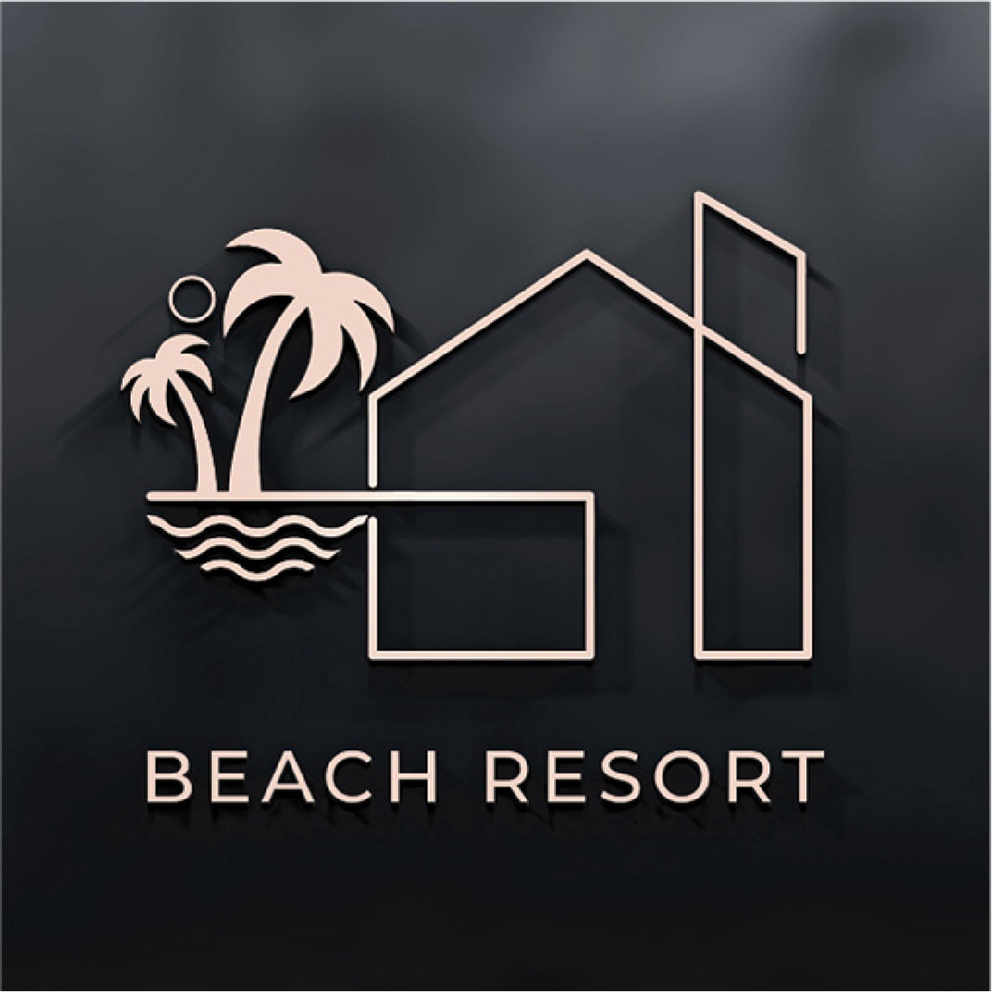 Holiday Beach Resort Logo preview image.