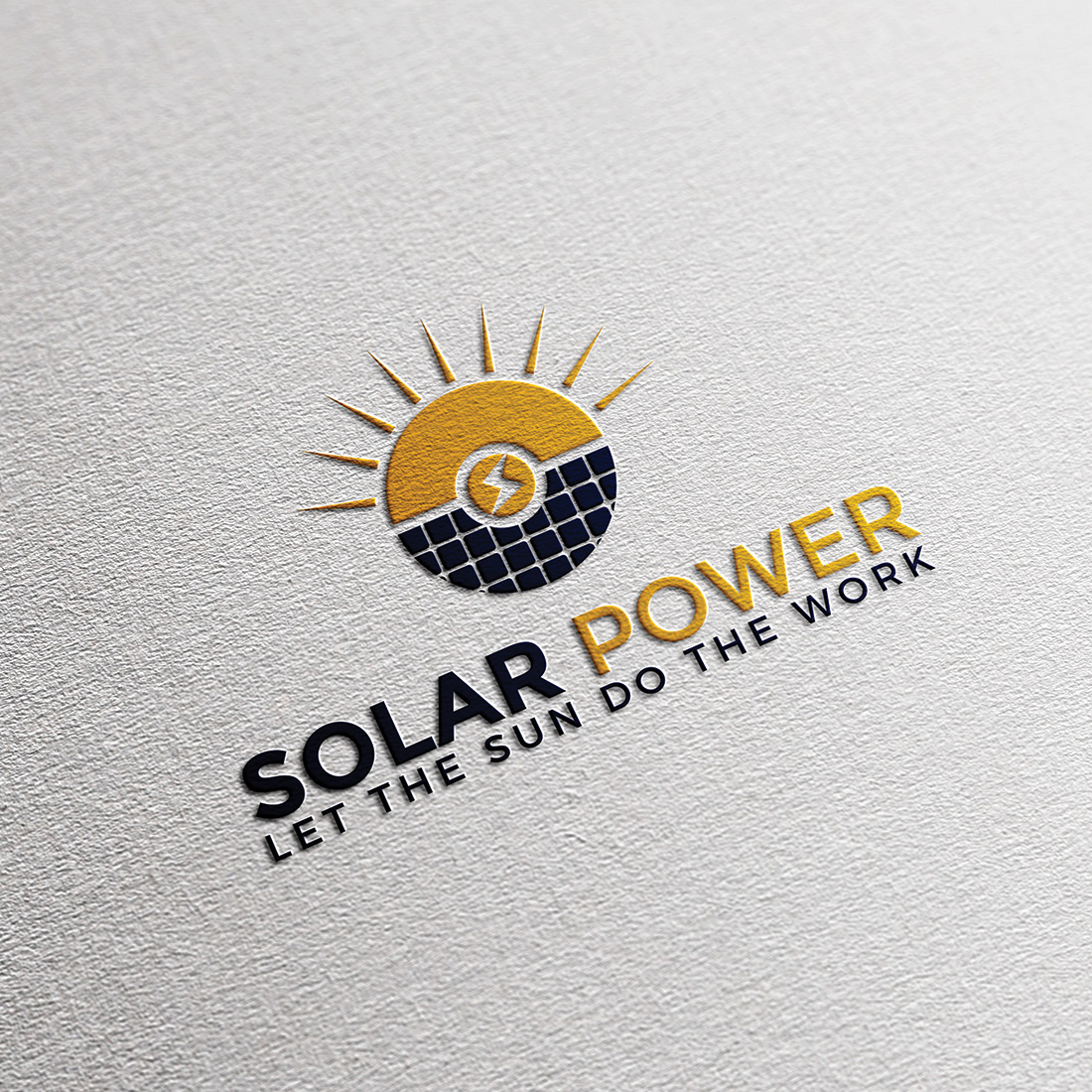 Solar Power Logo preview image.