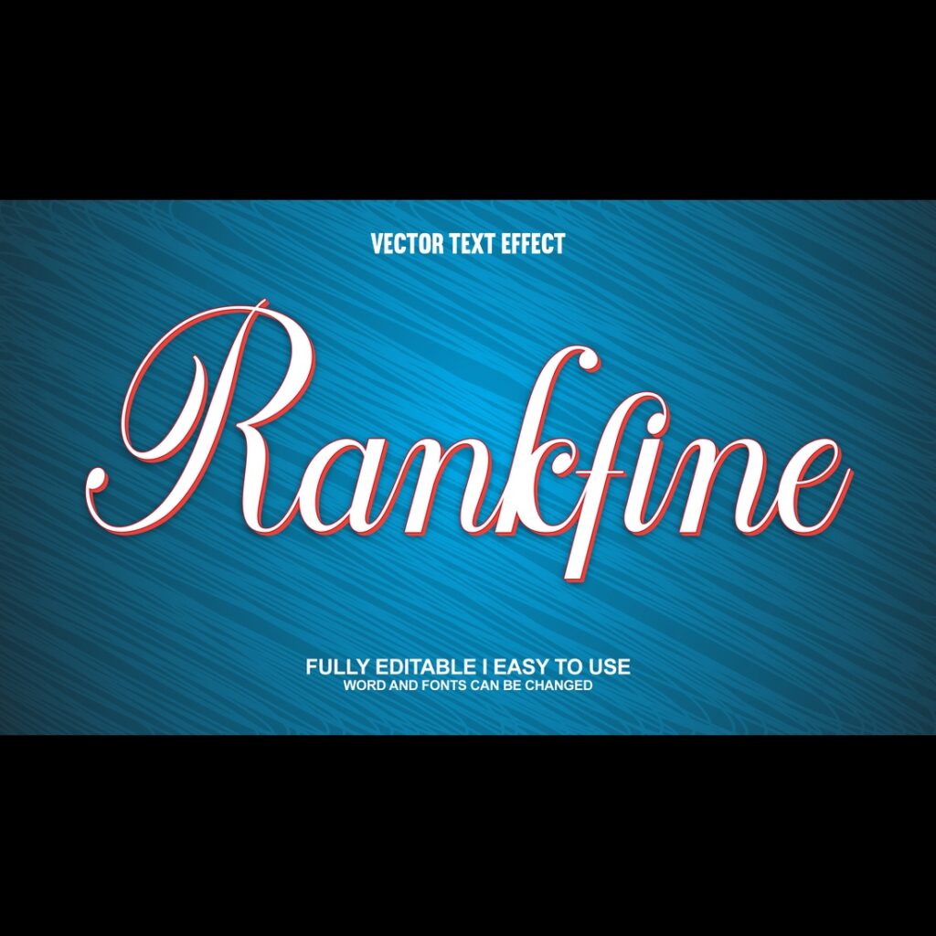 Reinforced Text Fully Editable Vector 3D Text Effect - MasterBundles