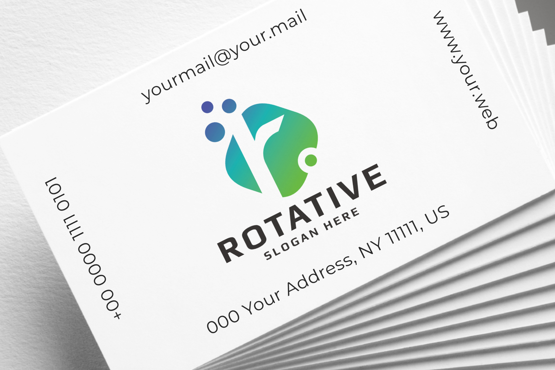 realistic business cards mockup 6 385