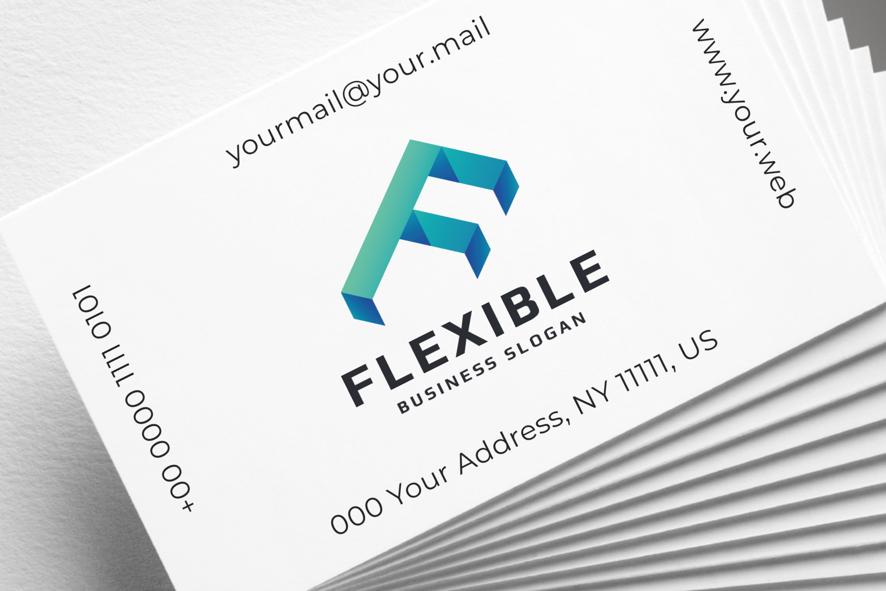 realistic business cards mockup 6 389