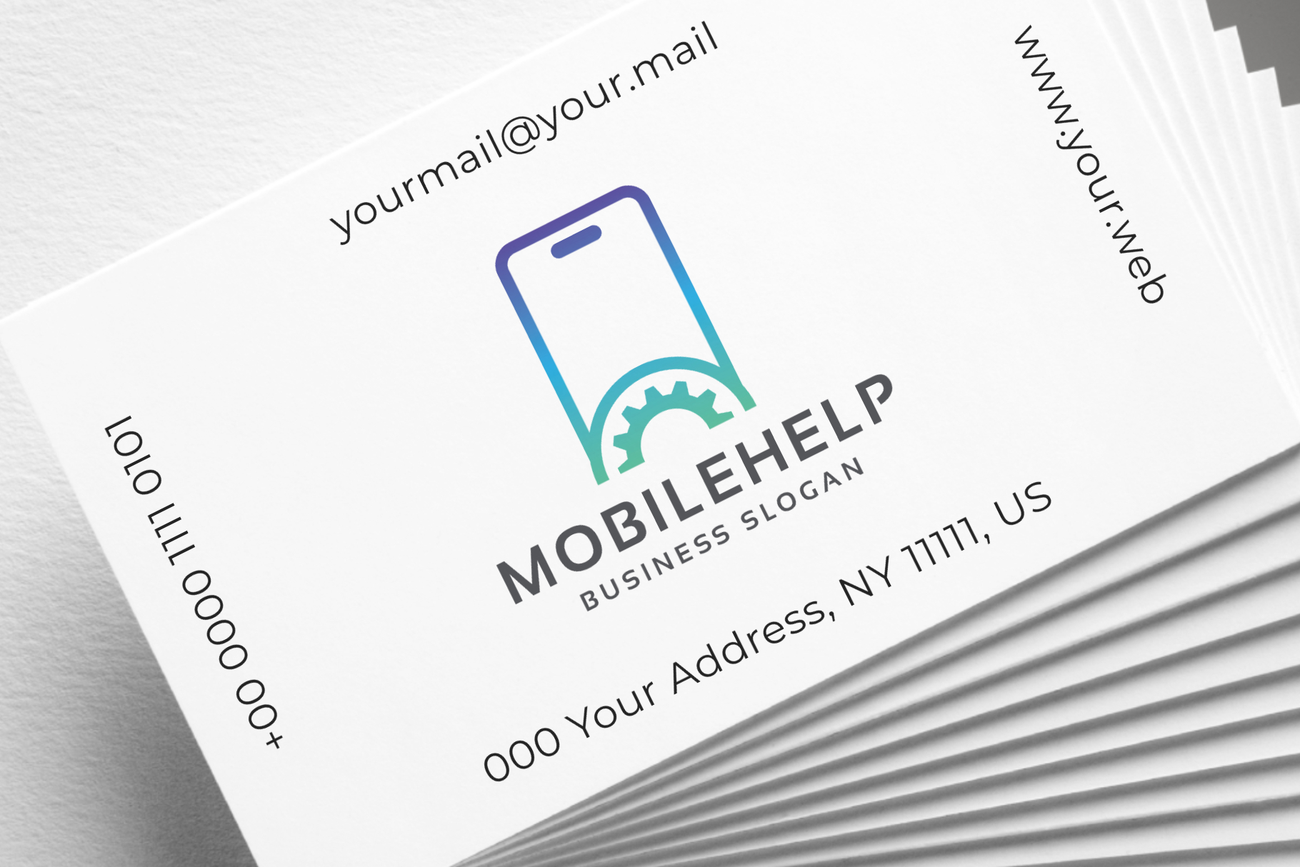 realistic business cards mockup 6 404