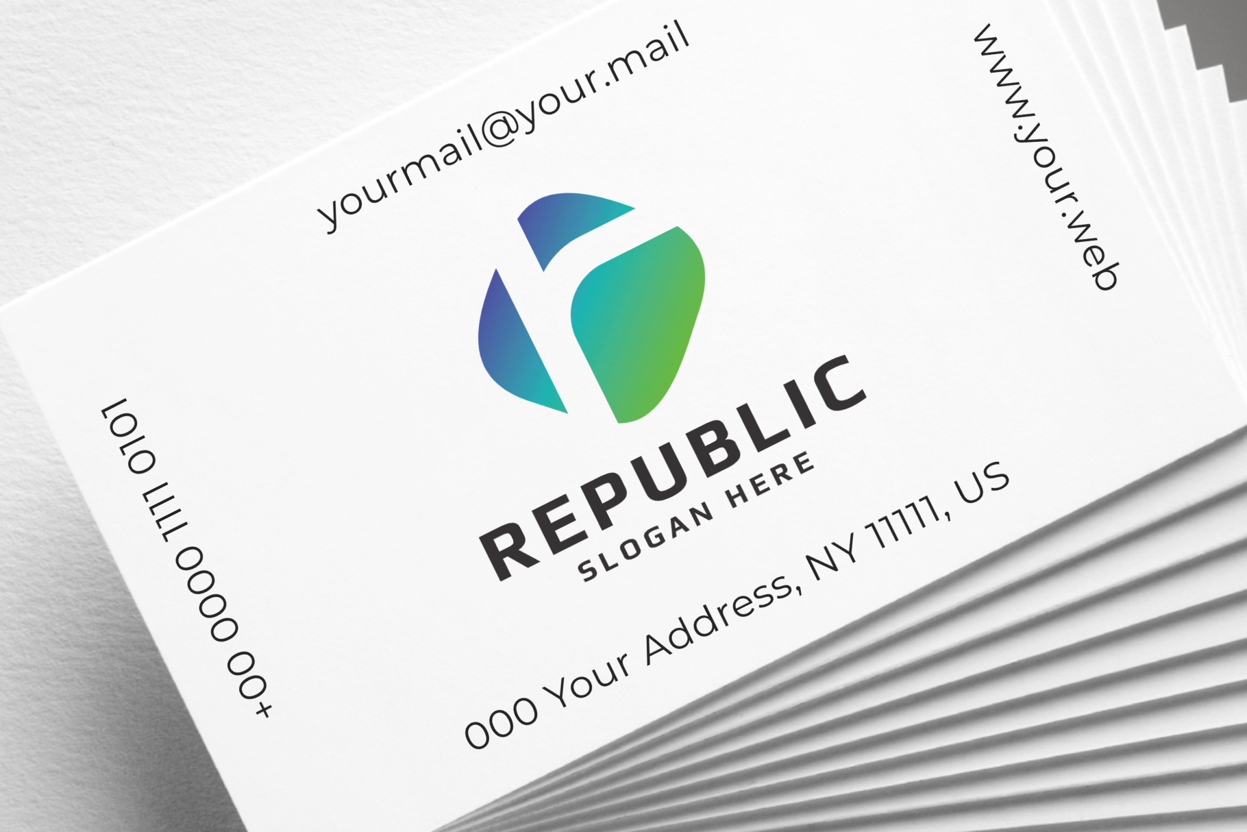 realistic business cards mockup 6 439