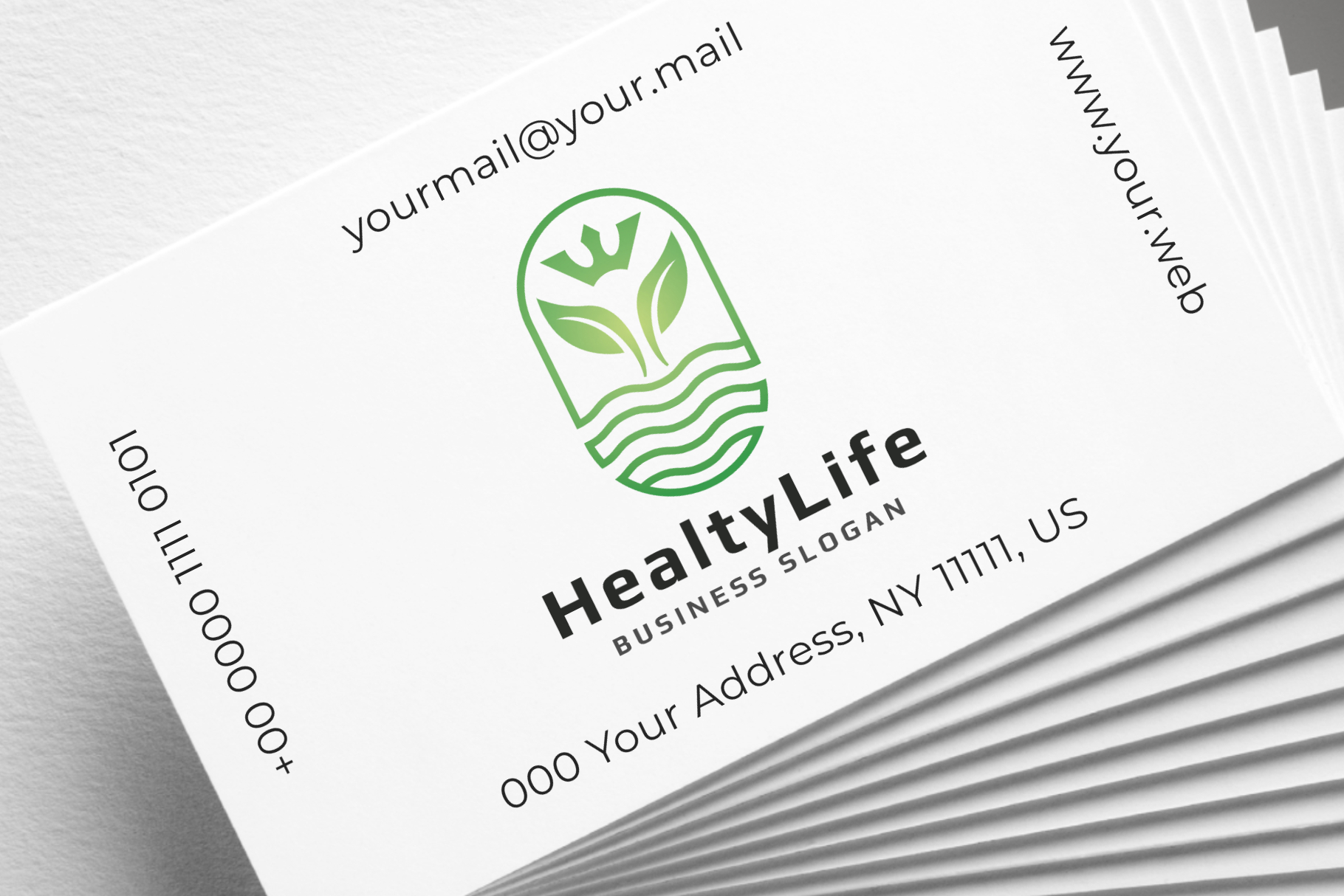 realistic business cards mockup 6 705