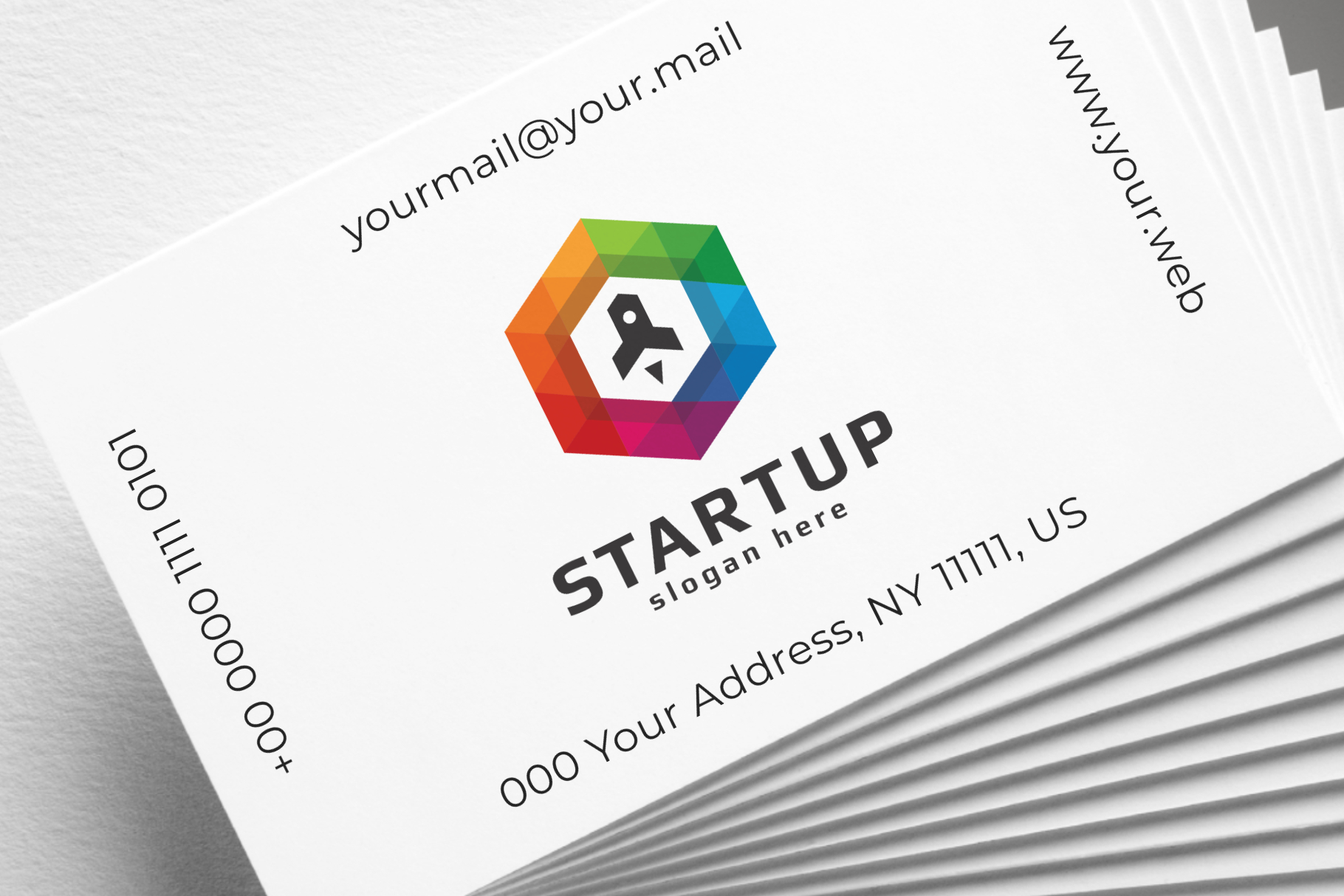 realistic business cards mockup 6 824