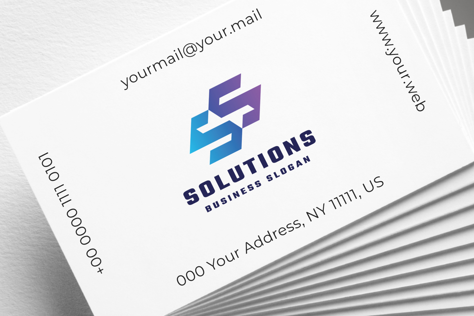 realistic business cards mockup 6 845