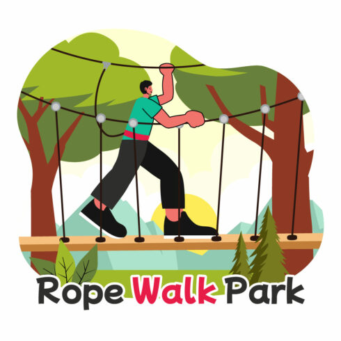 9 Rope Walk Activity Illustration cover image.