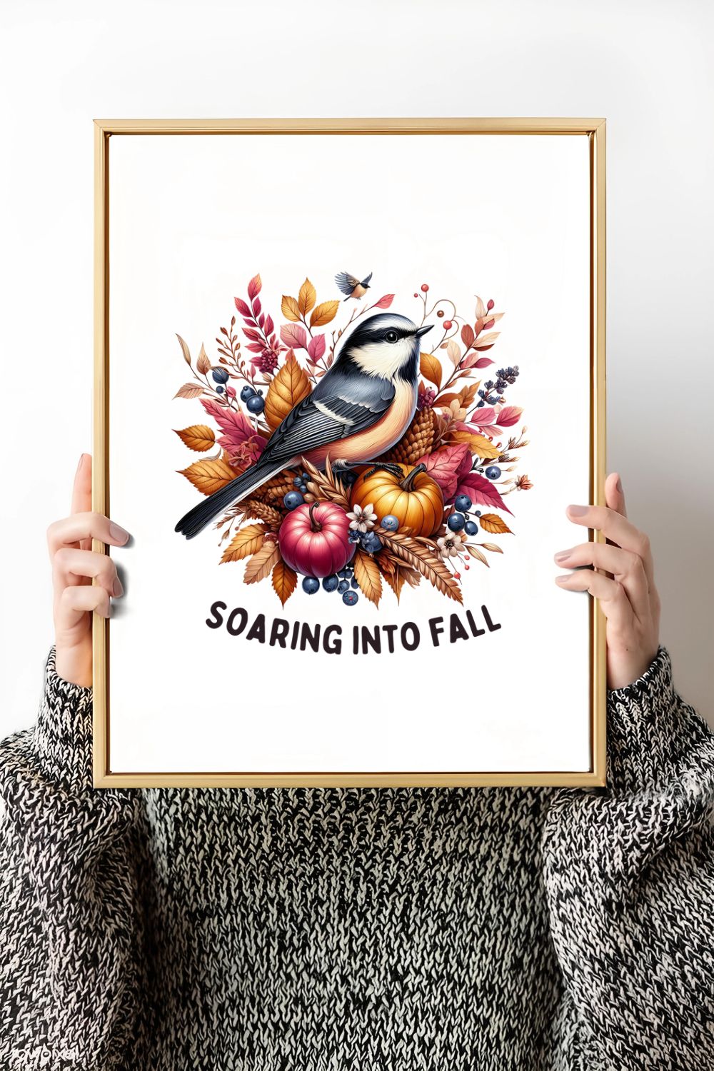 Soaring into Fall| SVG, PNG FILE Format| pinterest preview image.