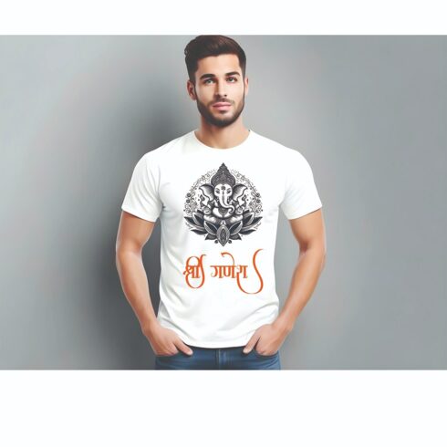 Shree Ganesh - T-shirt Design Template cover image.