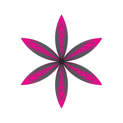 Simple Flower Logo or Icon Design Vector Image Template cover image.