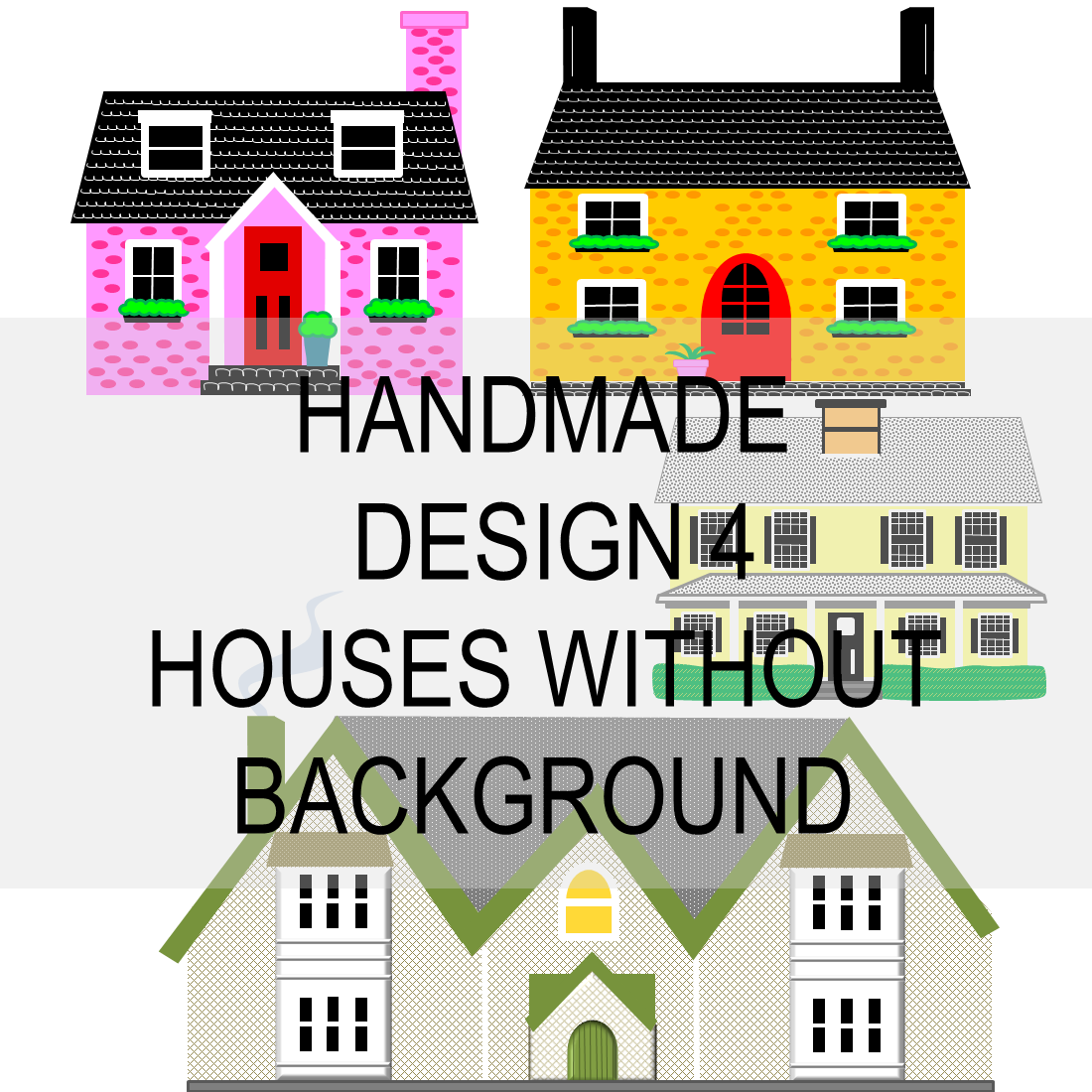 Clip Art House Design Without Background preview image.