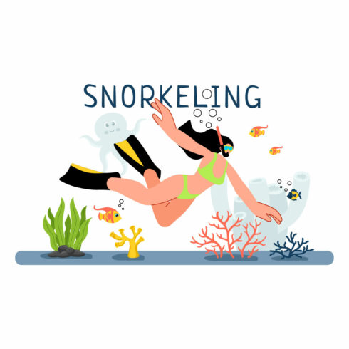 9 Snorkeling Adventure Illustration cover image.