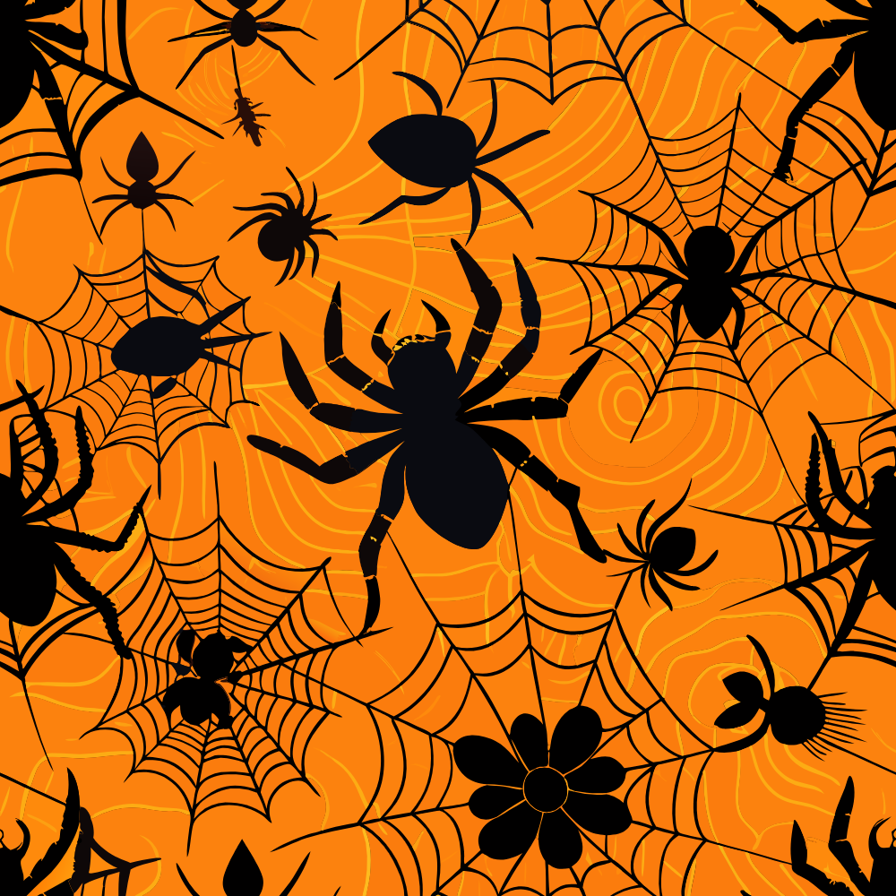 spiders and cobwebs pattern 298