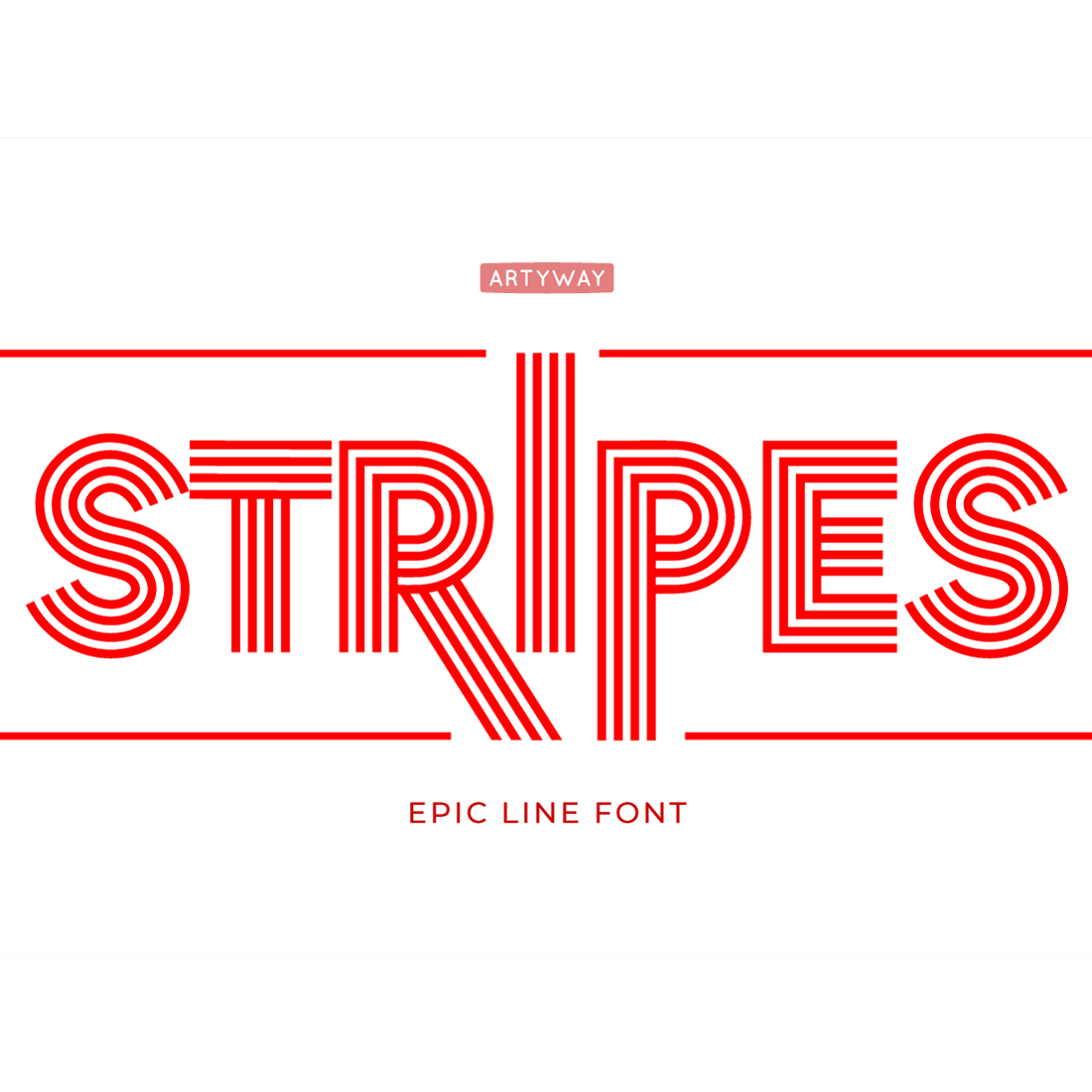 Striped Headline Font cover image.