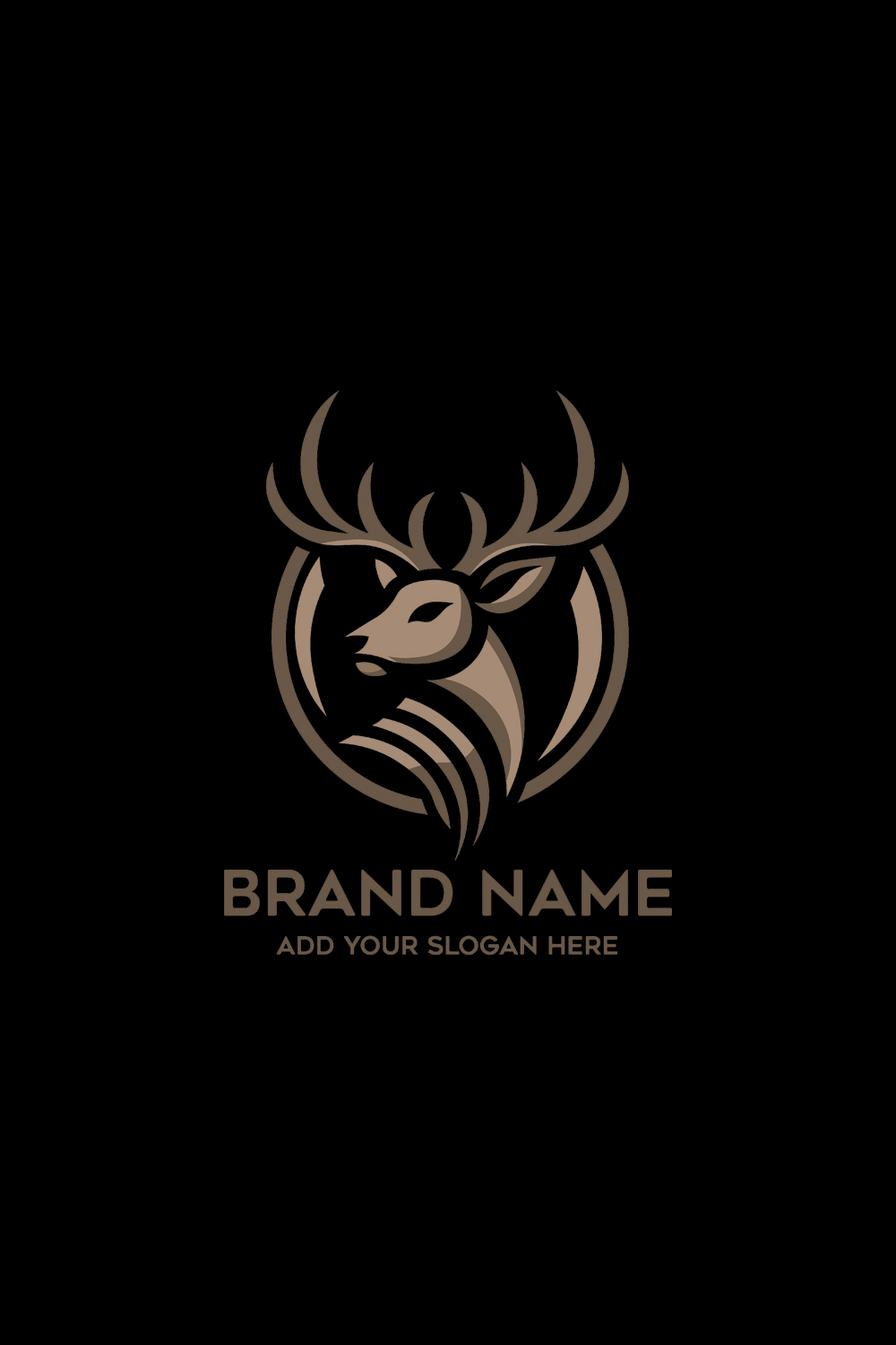 Deer Logo 1 pinterest preview image.