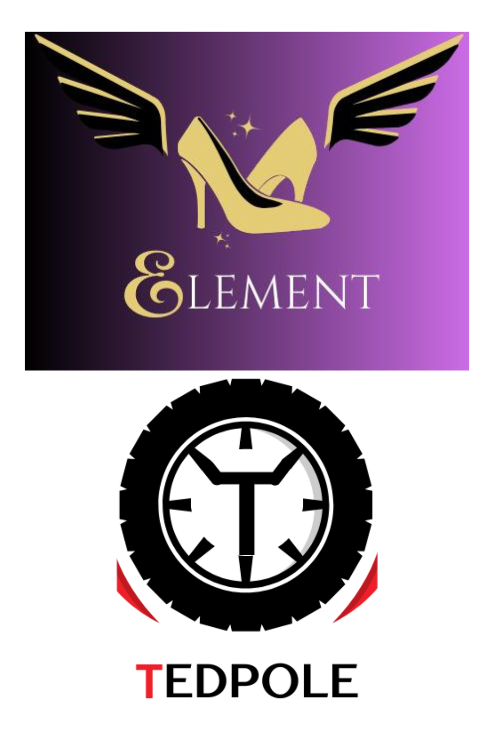 TEDPOLE and ELEMENT logo pinterest preview image.