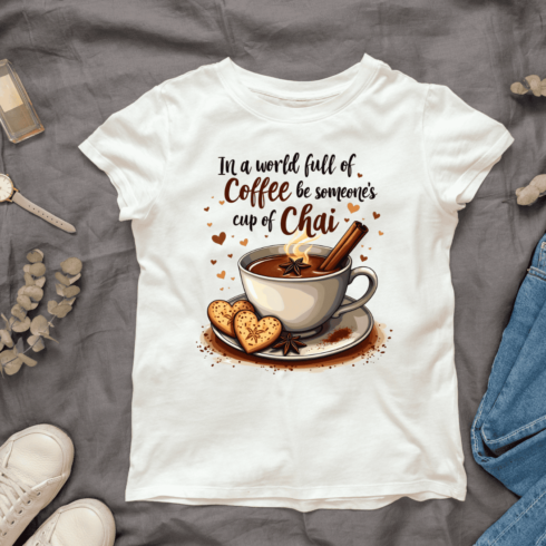 Unique Chai Lover T-shirt Design cover image.